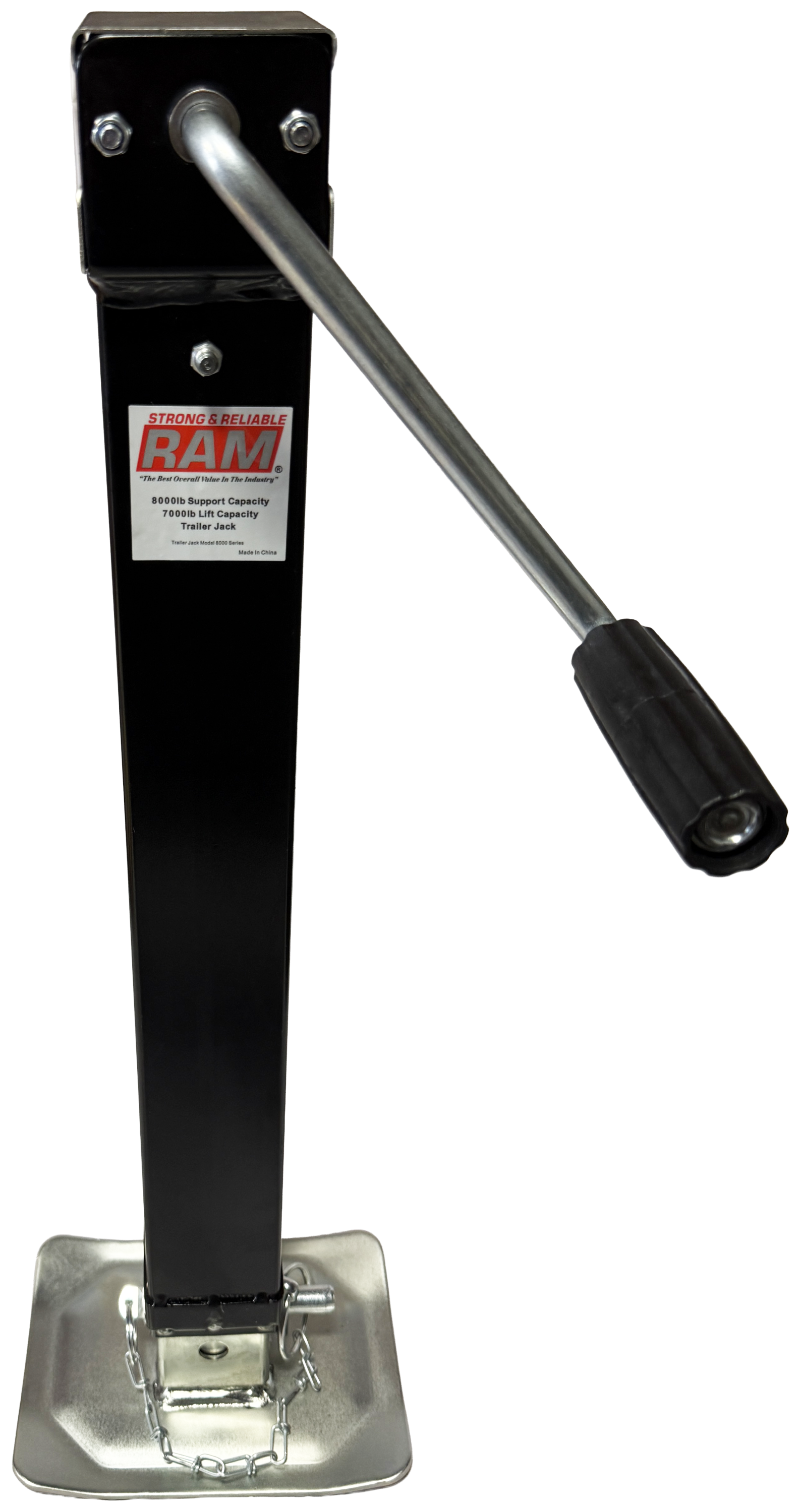 8,000lb Capacity Side Wind Jack (Standard Series 2 1/2" outer square tube) - click here